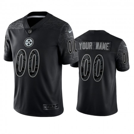 Tröjor Pittsburgh Steelers Custom Svart Reflective Limited - Män Tröjor Pittsburgh Steelers Custom Svart Reflective Limited - Män